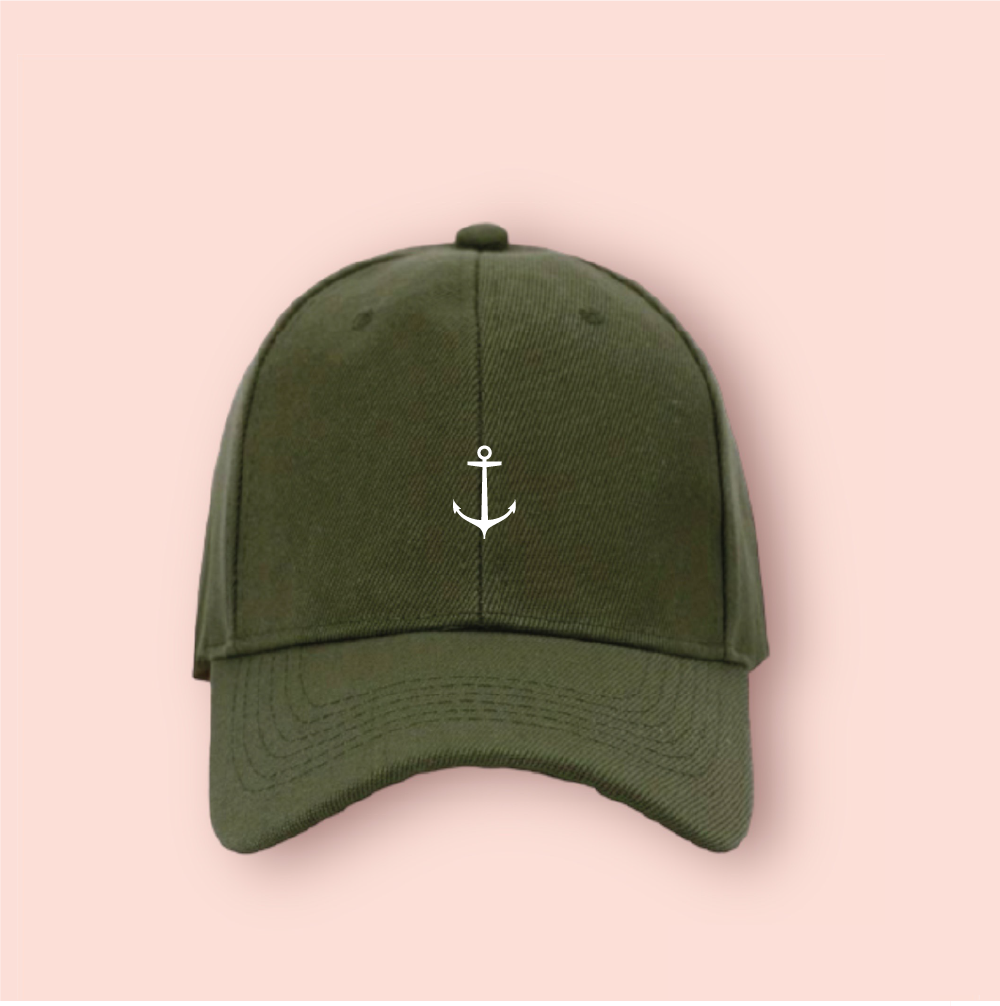 Gorra verde-militar "sailor"