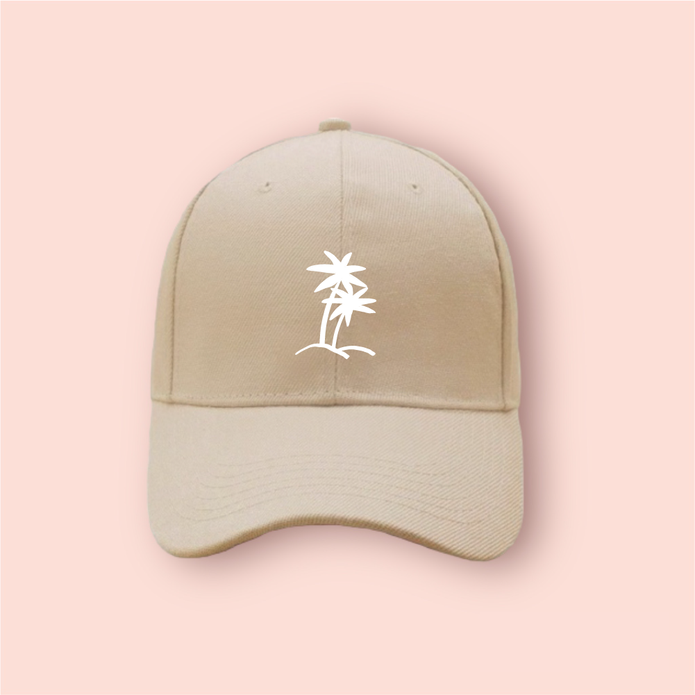 Gorra beige/ nude "palmtree"