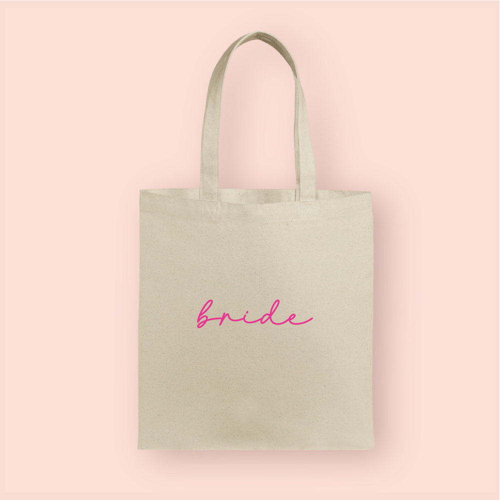 Tote bag "bride"