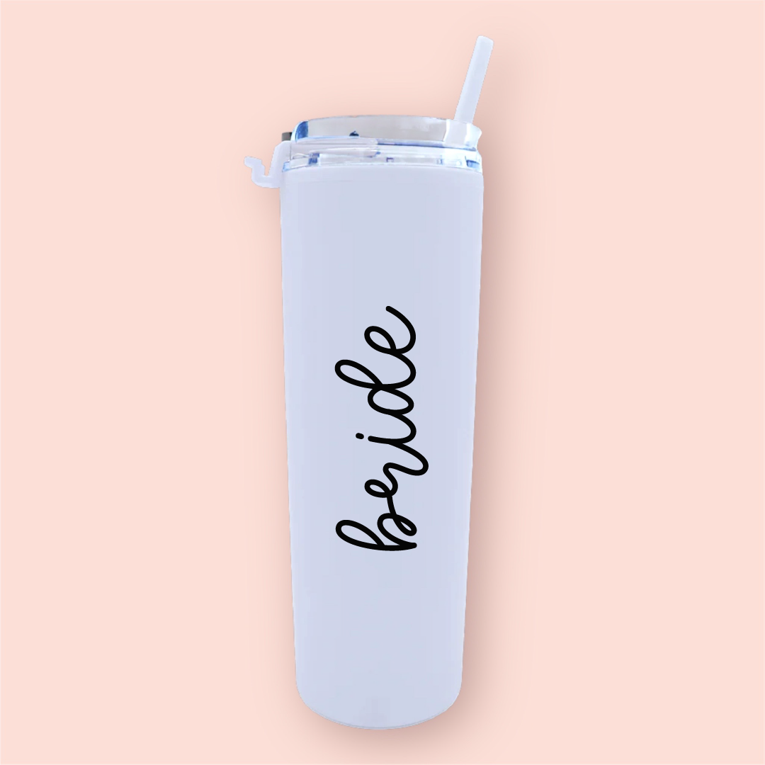 Termo skinny acrilico "Bride"