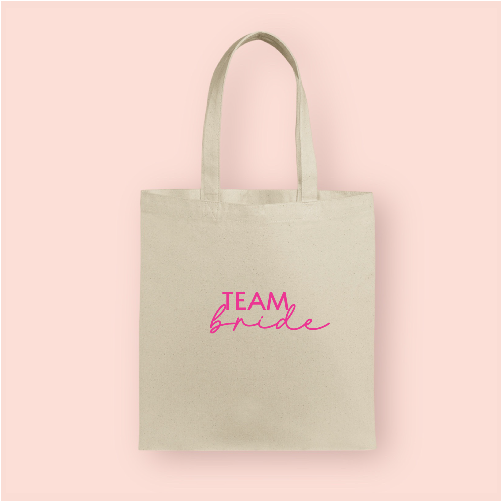 Tote bag "team bride"