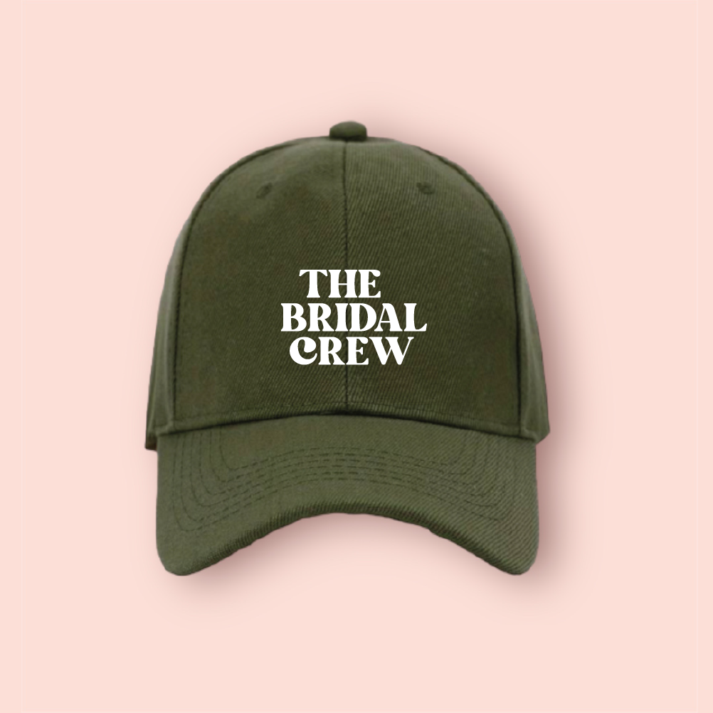Gorra verde-militar "The Bridal Crew"