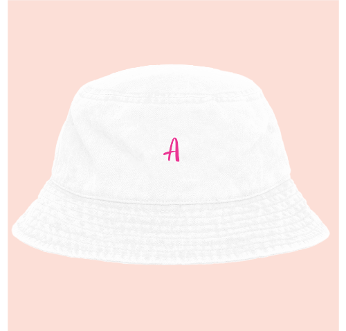 Bucket hat blanco deslavado personalizado