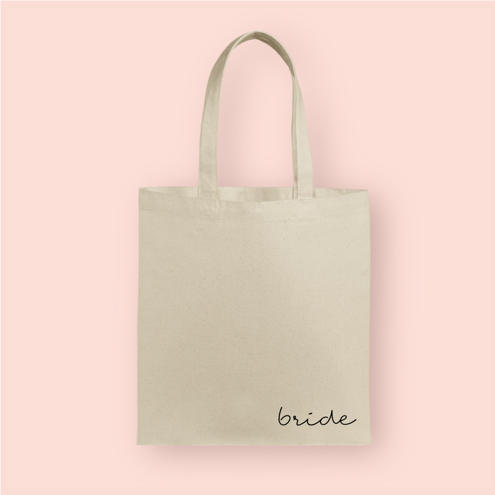 Tote bag "bride"