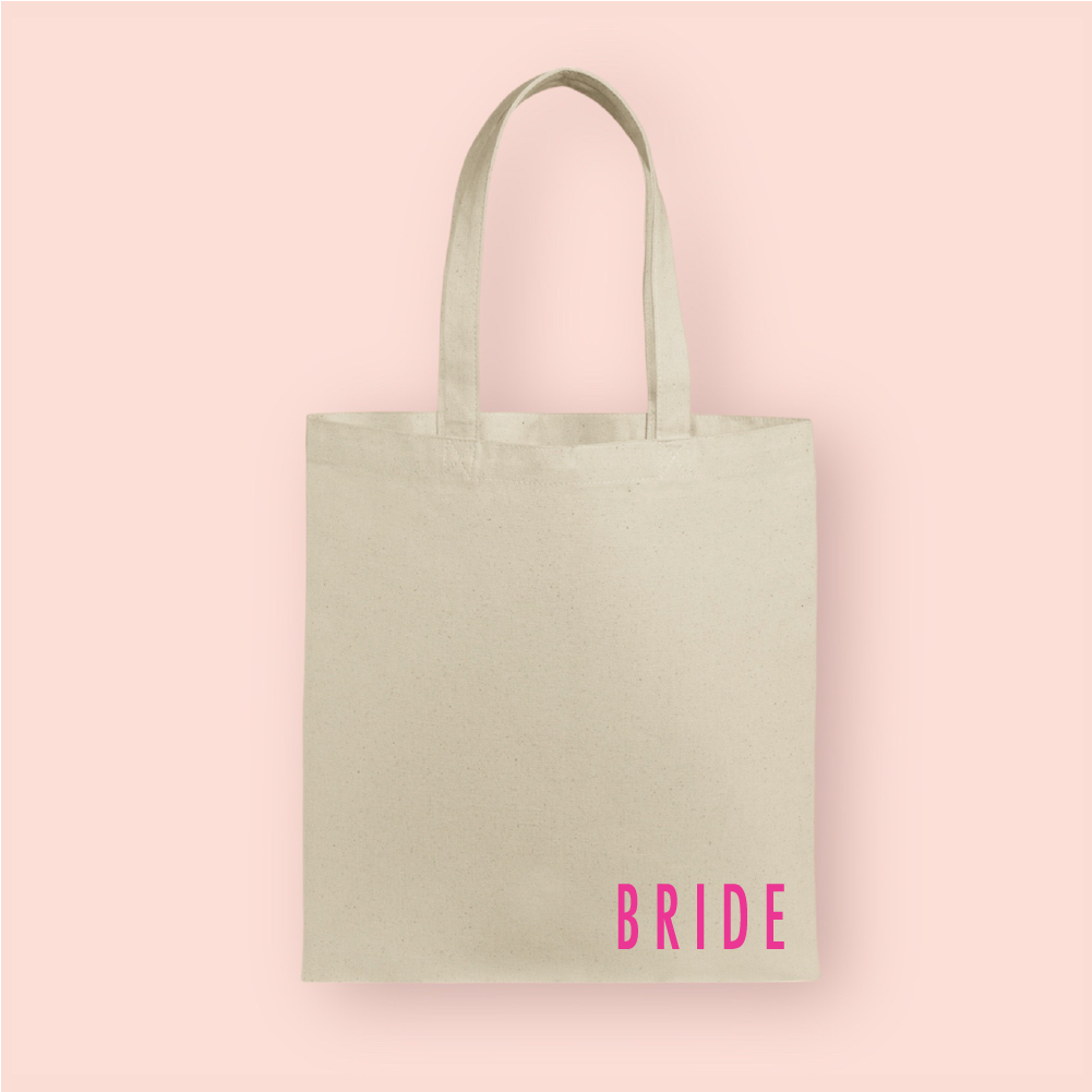 Tote bag "bride"