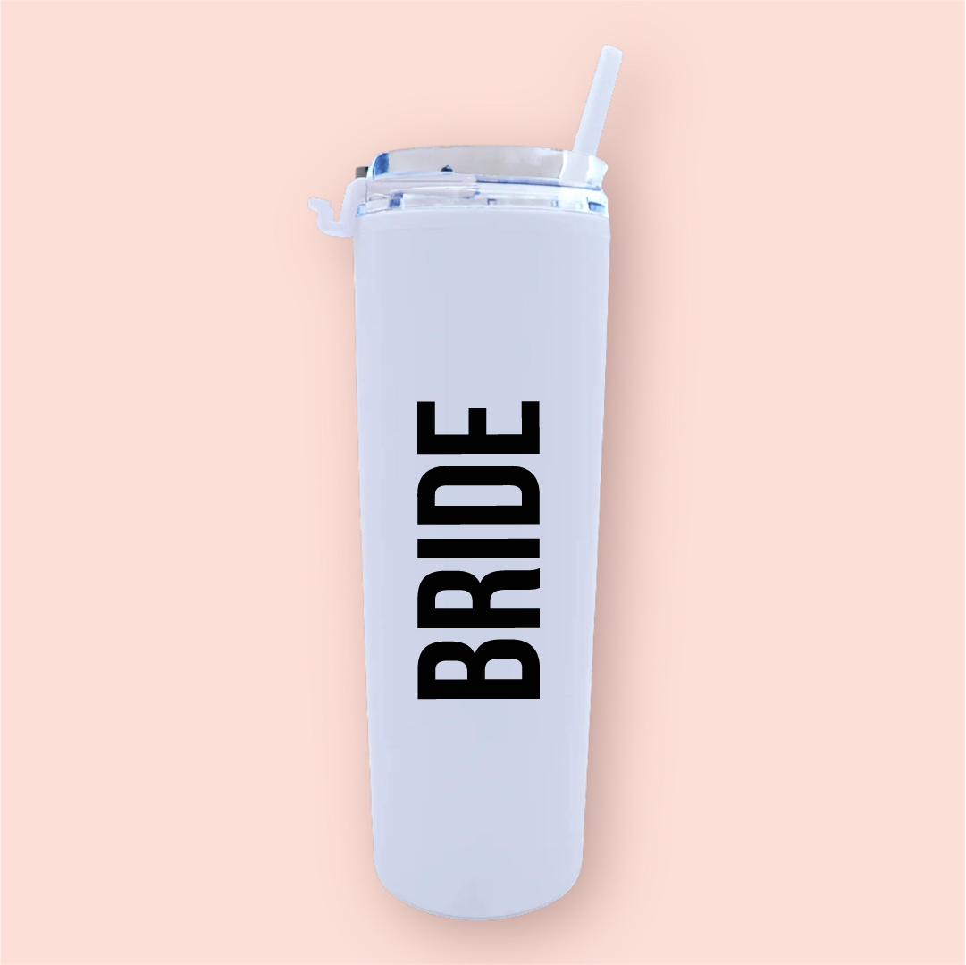 Termo skinny acrilico "Bride"