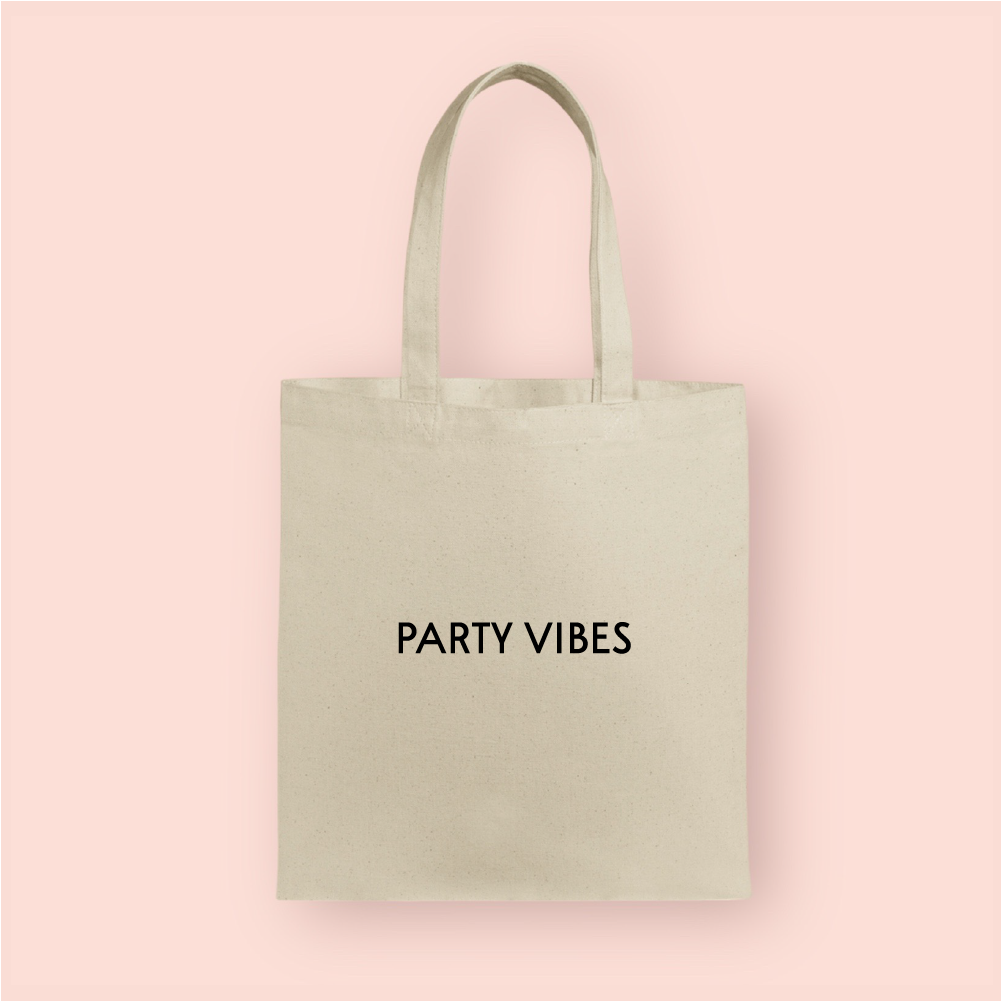 Tote bag "Party Vibes"