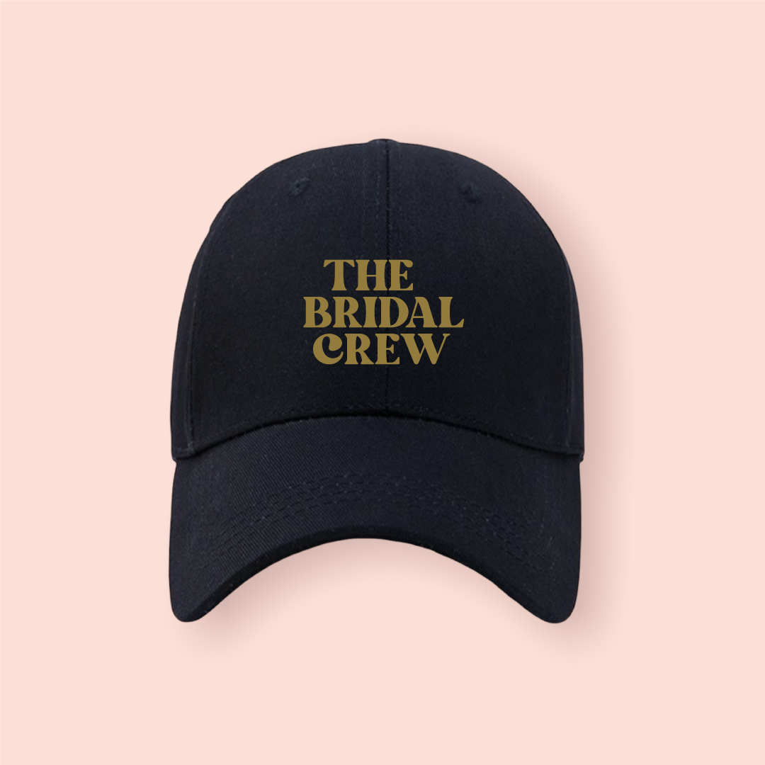 Gorra negra "The Bridal Crew"