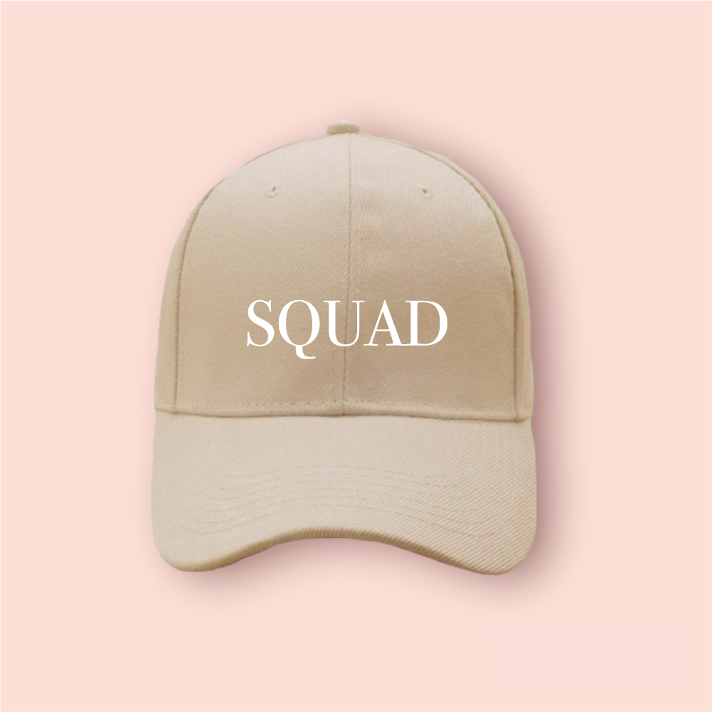Gorra beige/nude "Squad"