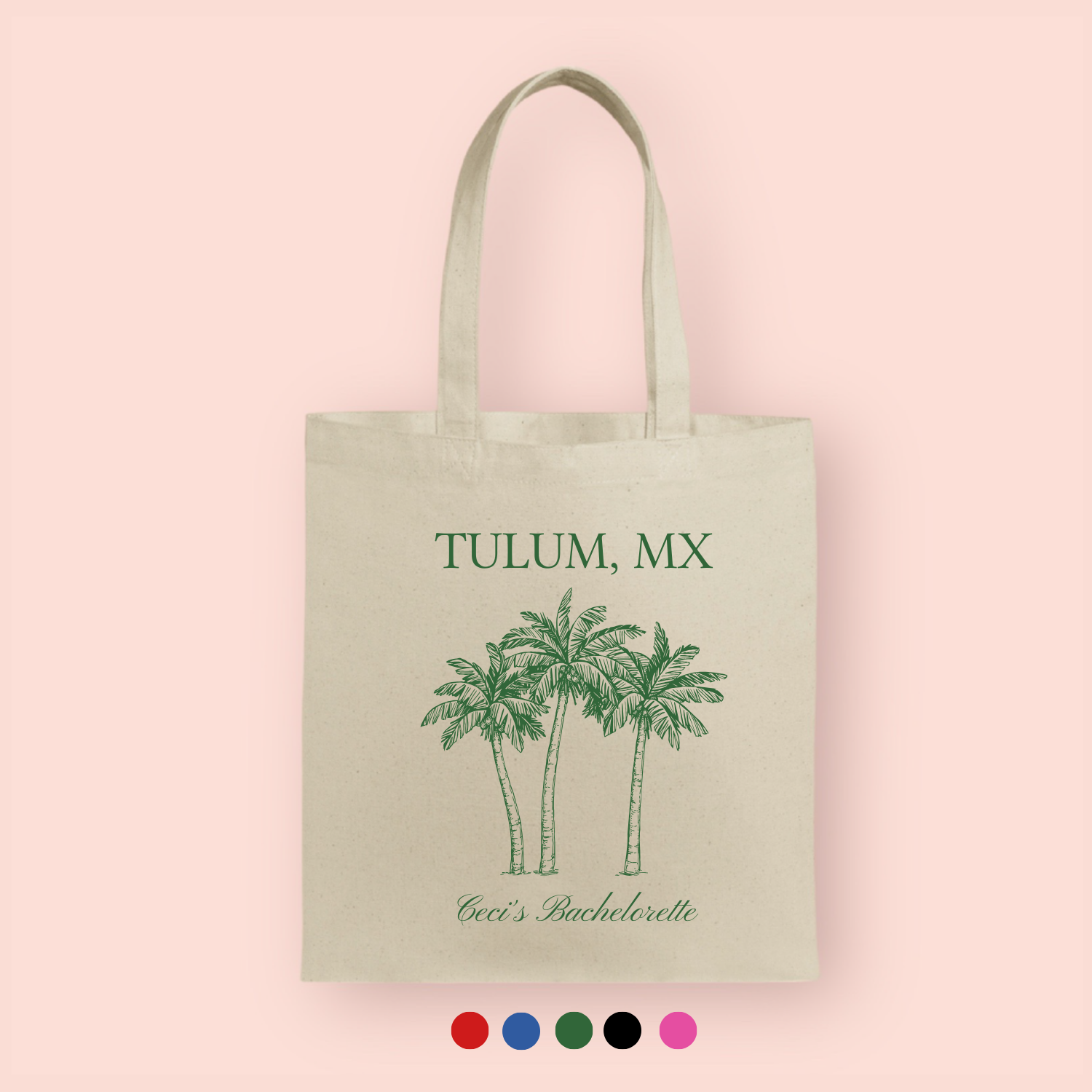 Tote bag "Palmtrees" personalizada