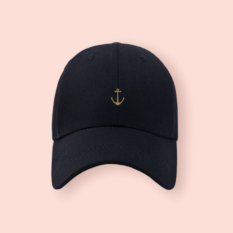 Gorra negra "sailor"