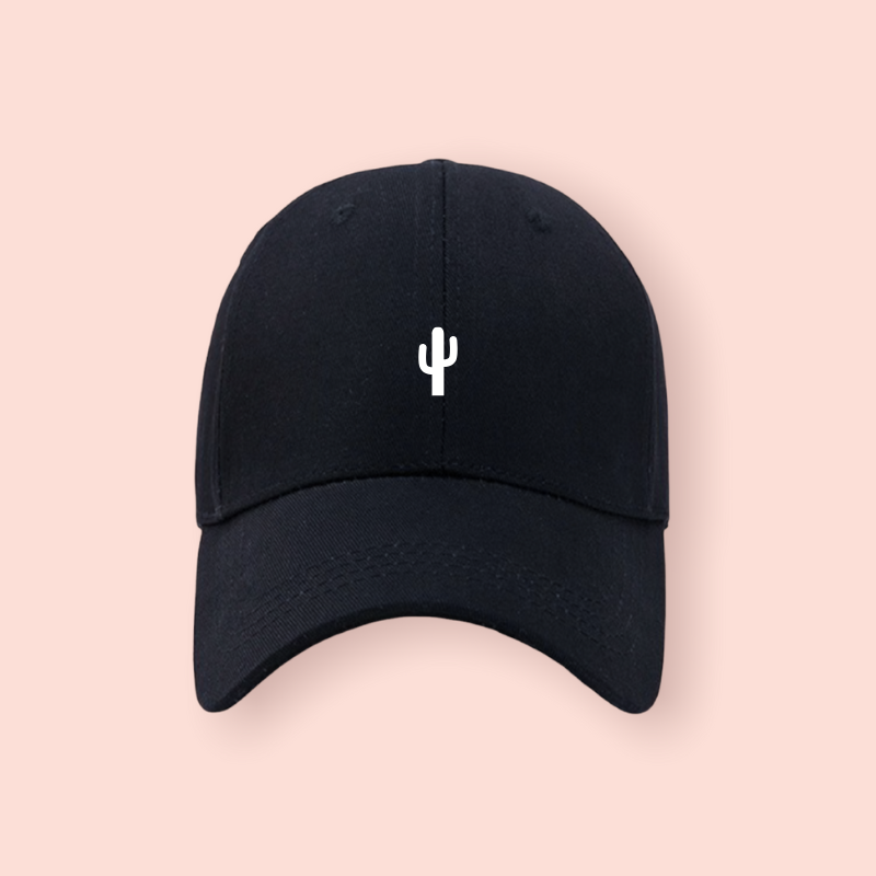 Gorra negra "cactus"