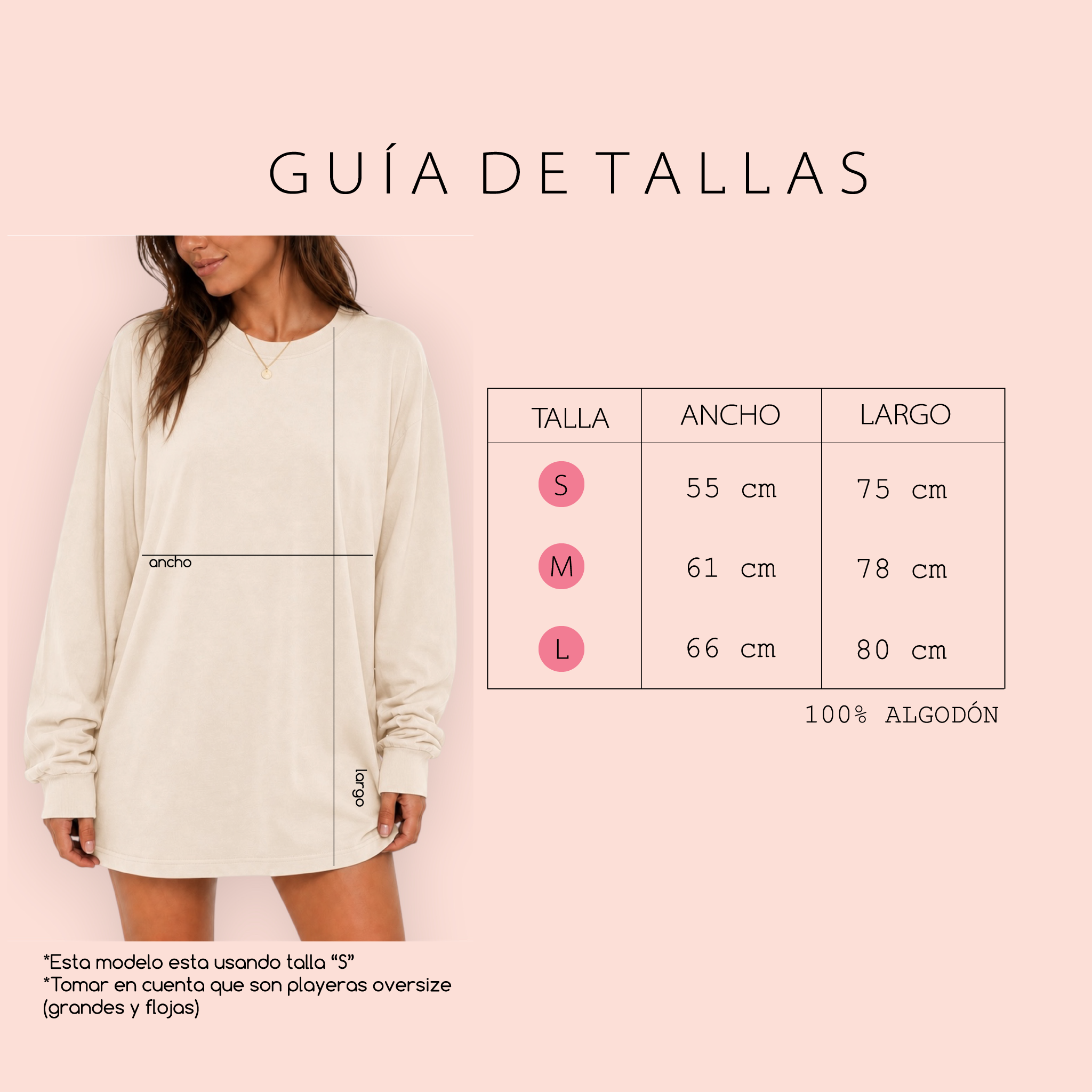 Playera manga larga oversize personalizada "coastal bride"