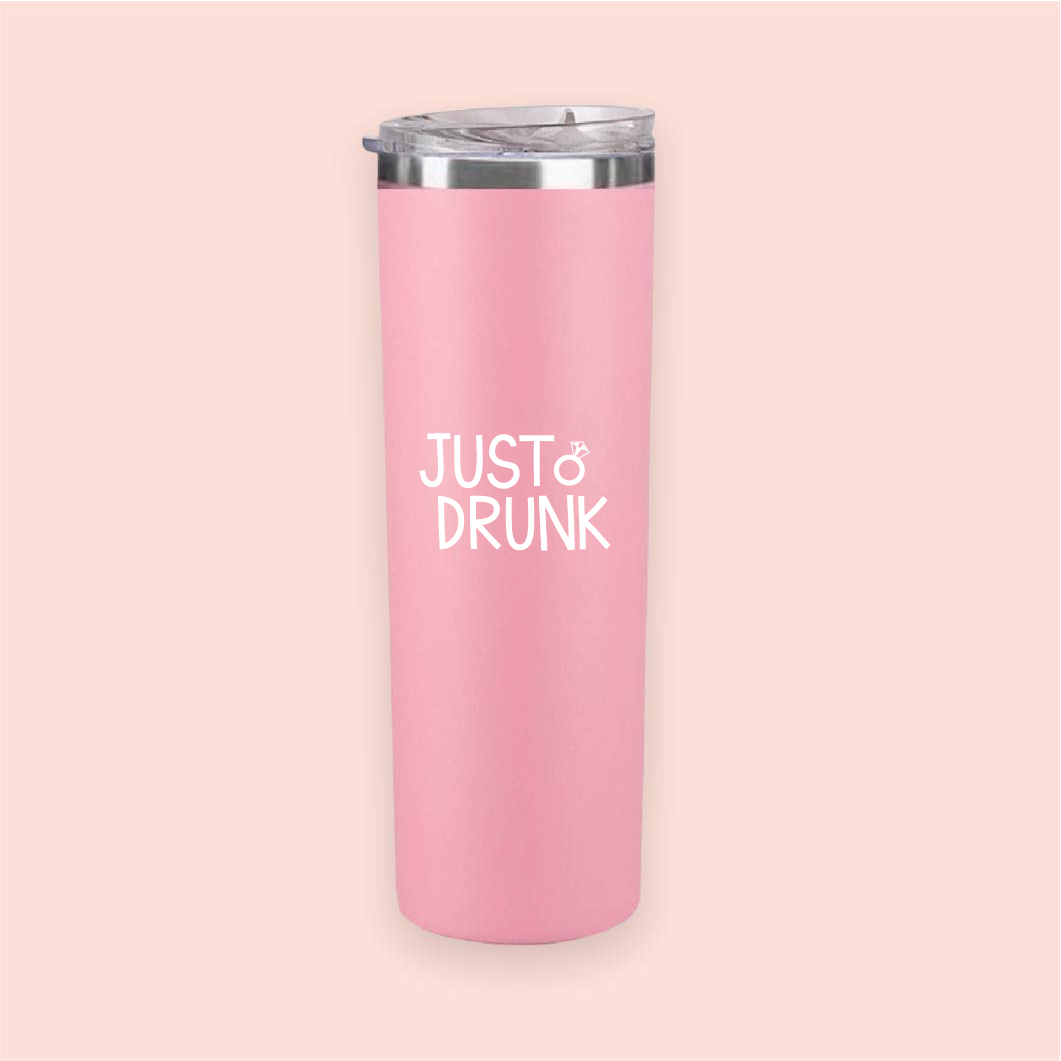 Termo skinny acero "Just Drunk"