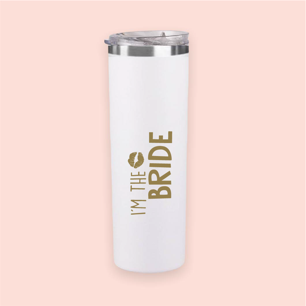 Termo skinny acero "I´m the Bride"