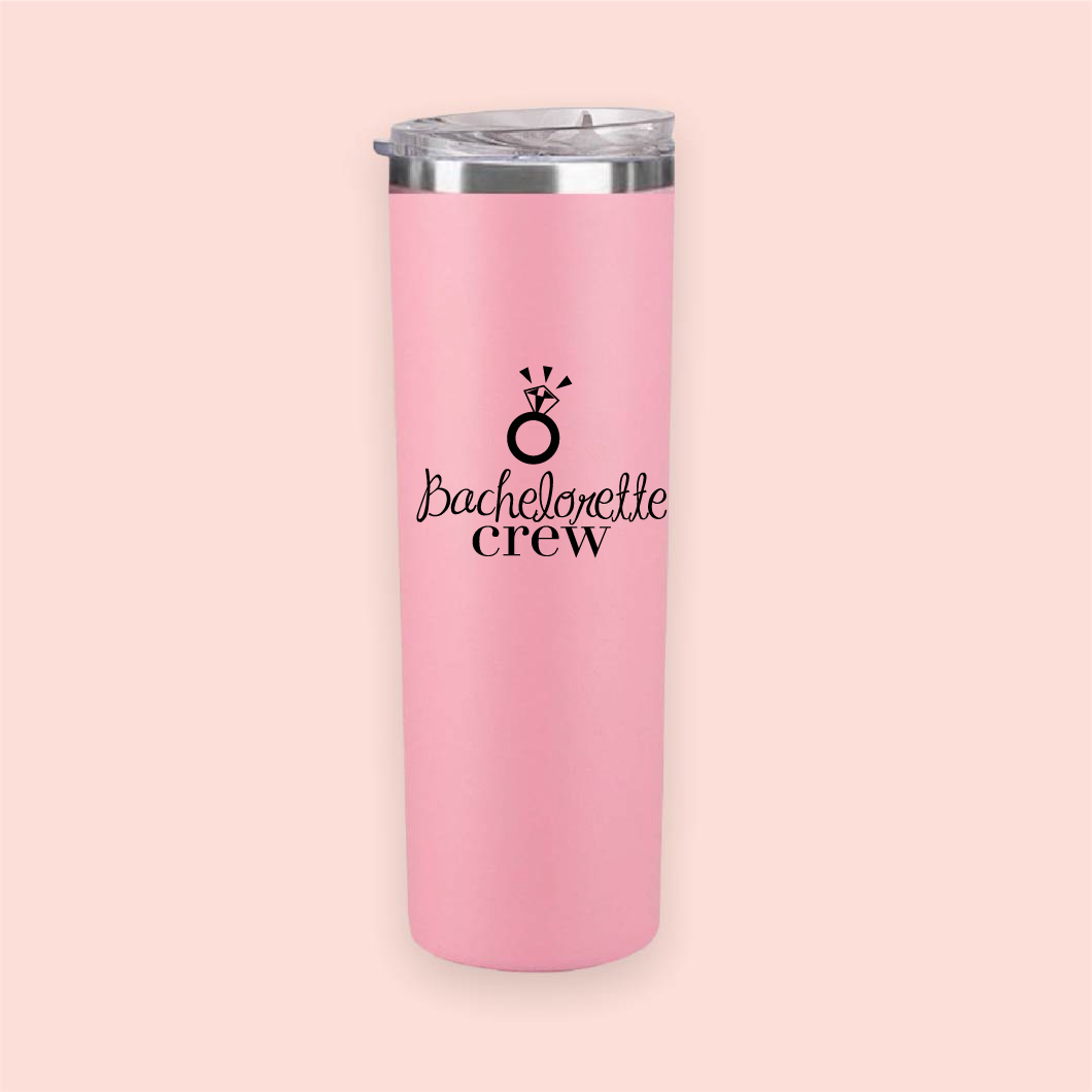 Termo skinny acero "Bachelorette Crew"