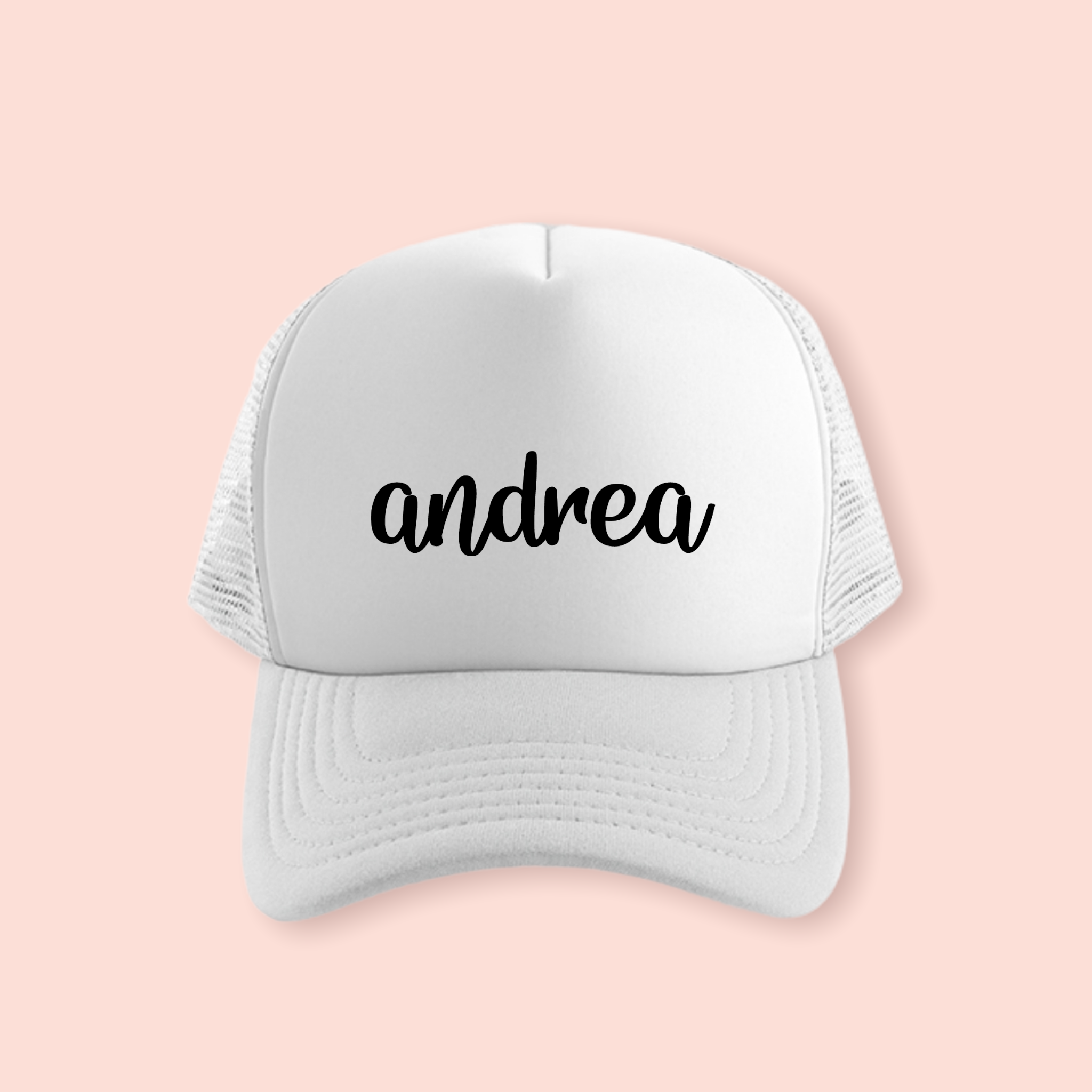 Gorra blanca personalizada