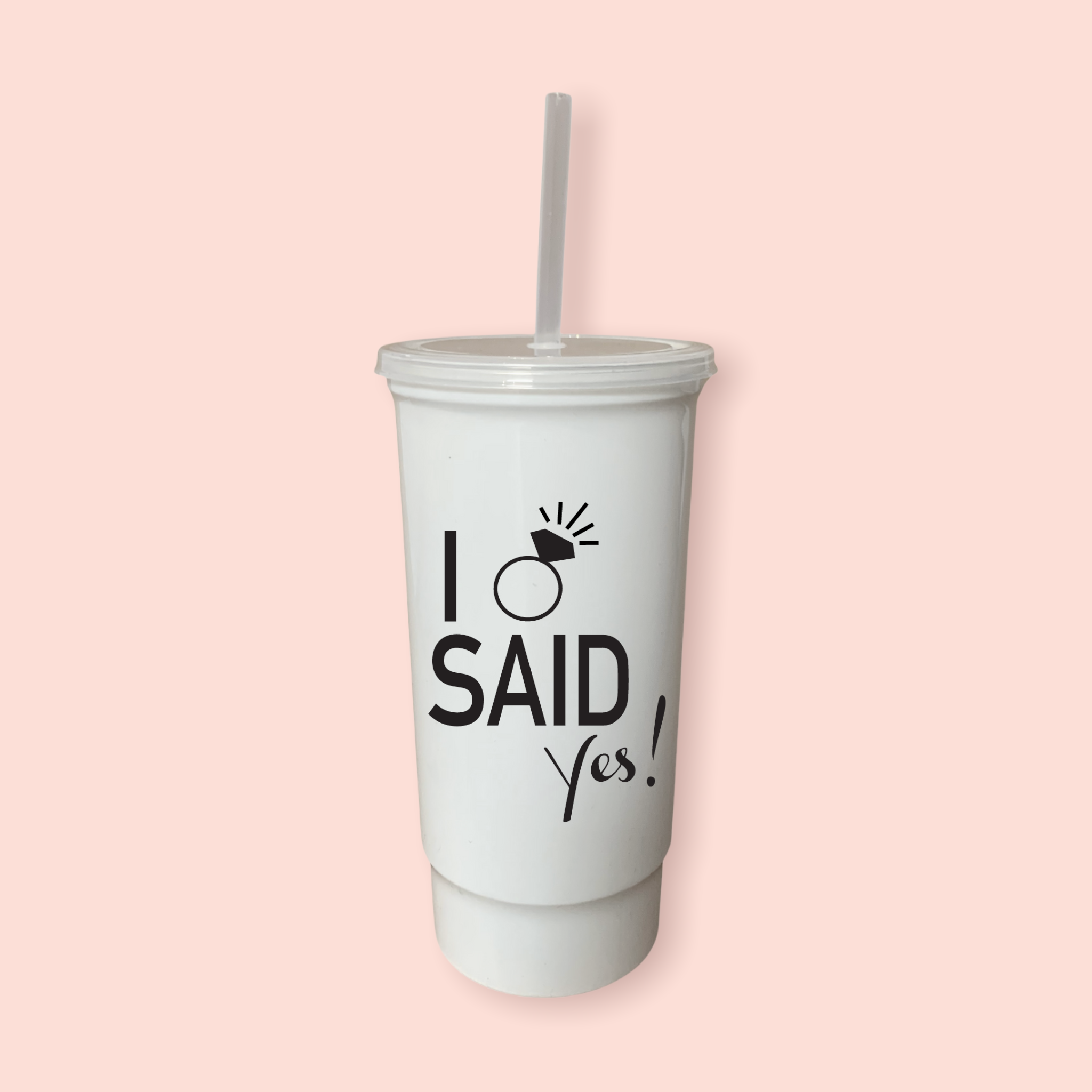 Vaso grande "I said yes!"