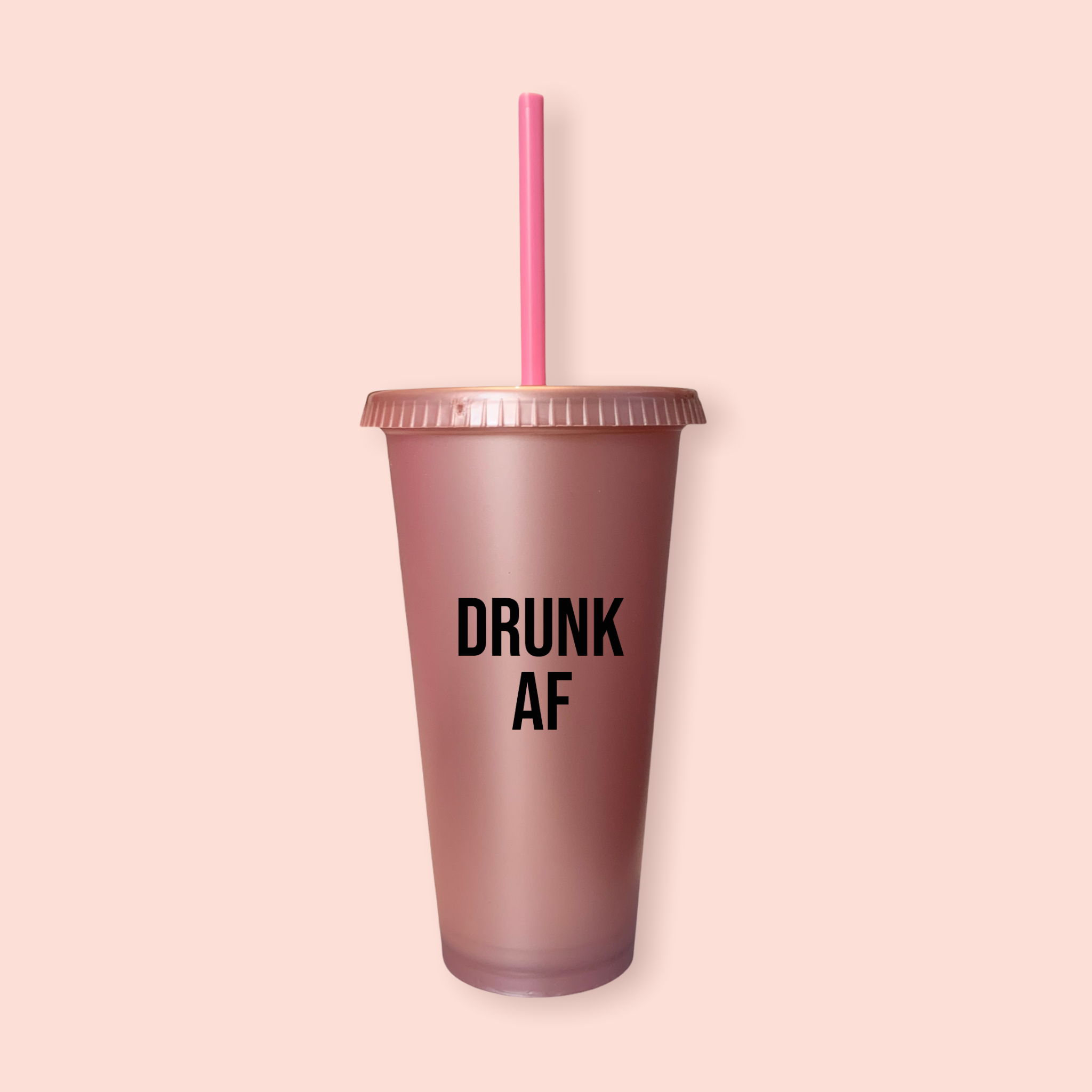 Vaso mediano "Drunk AF"