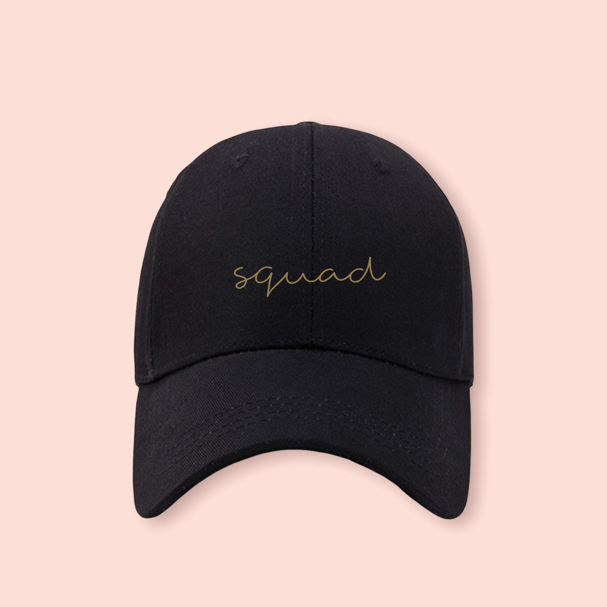 Gorra negra "Squad"