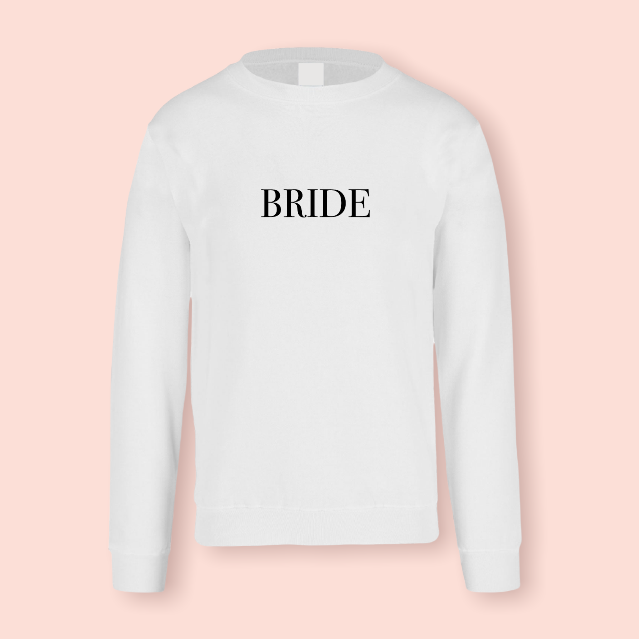 Sudadera blanca "Bride"