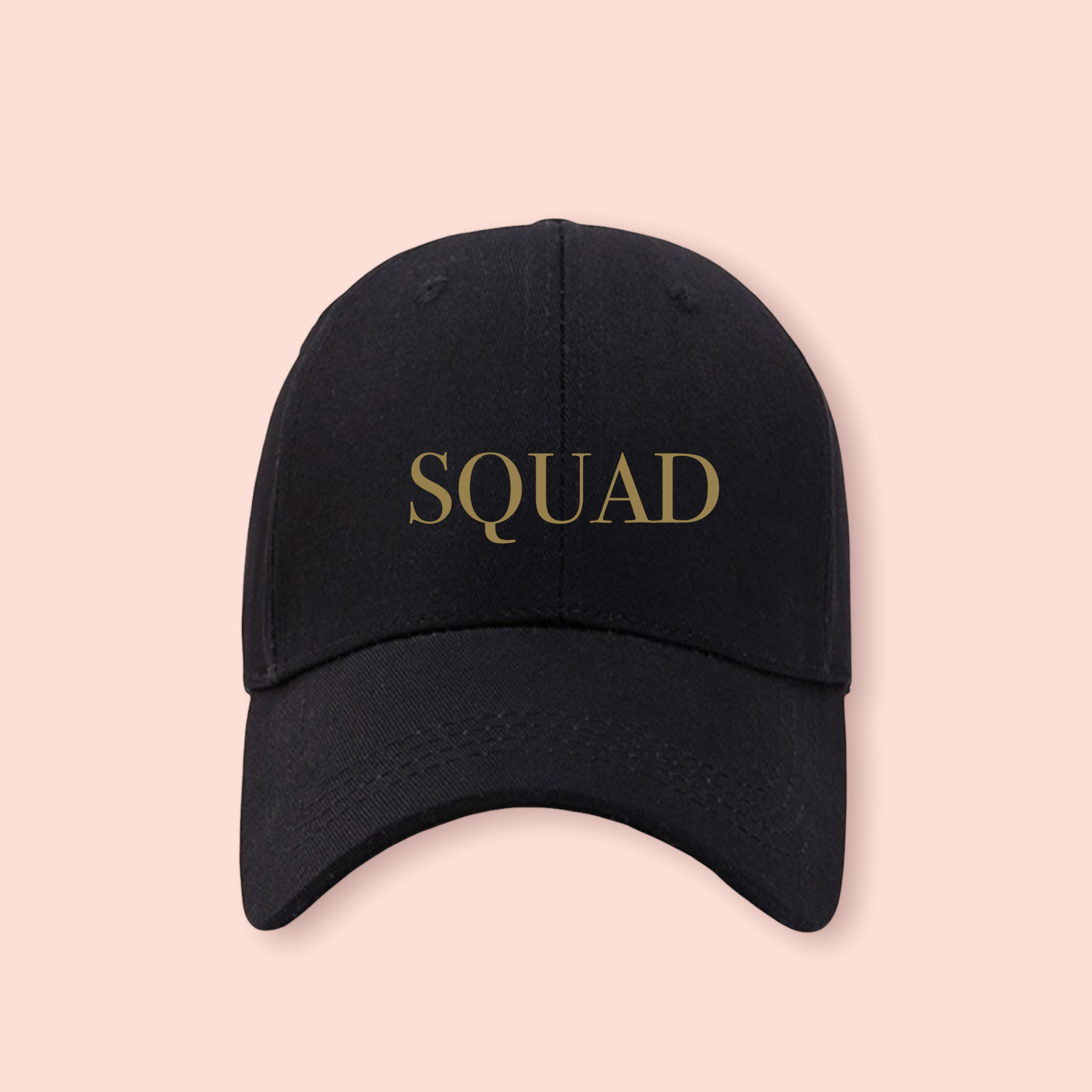 Gorra negra "Squad"
