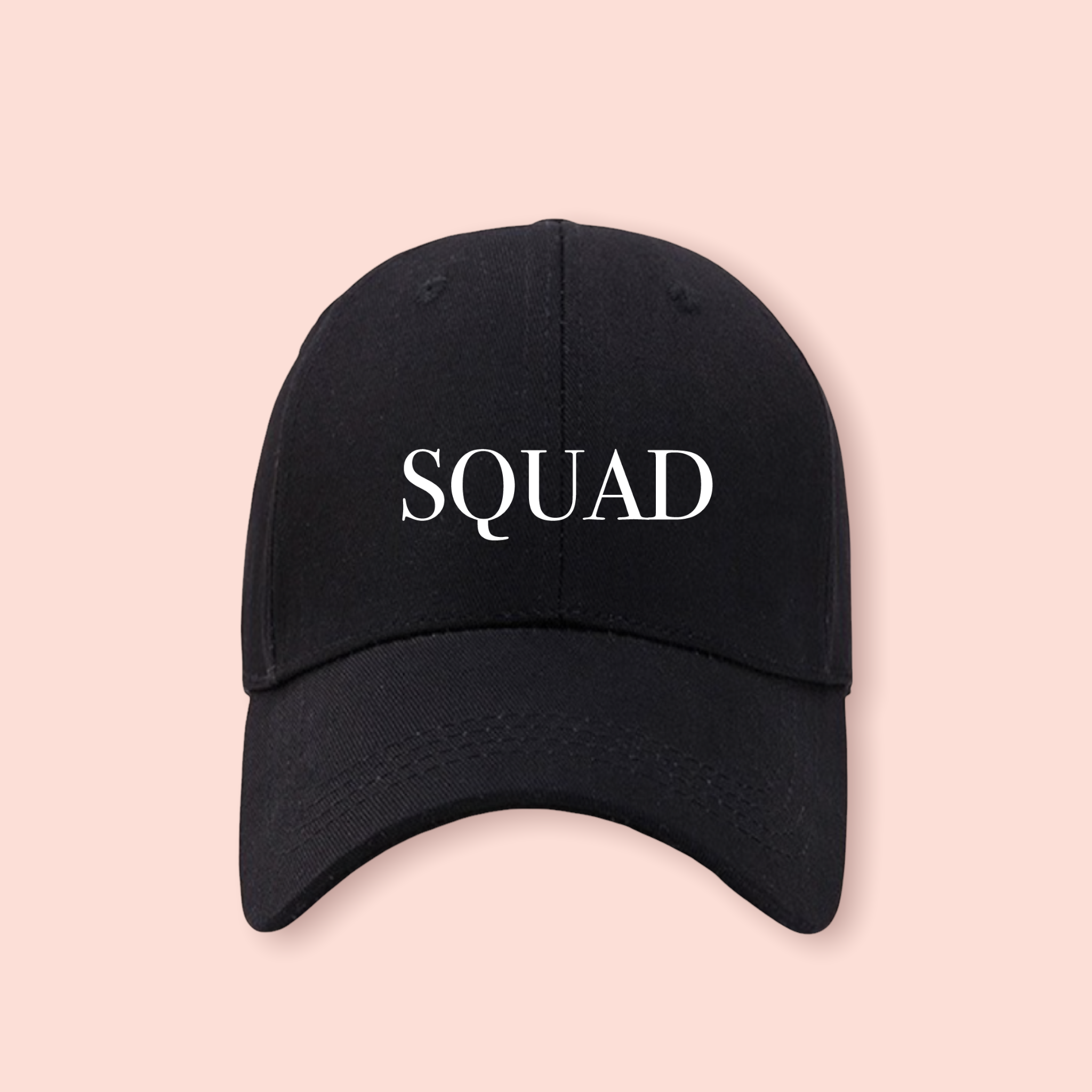 Gorra negra "Squad"