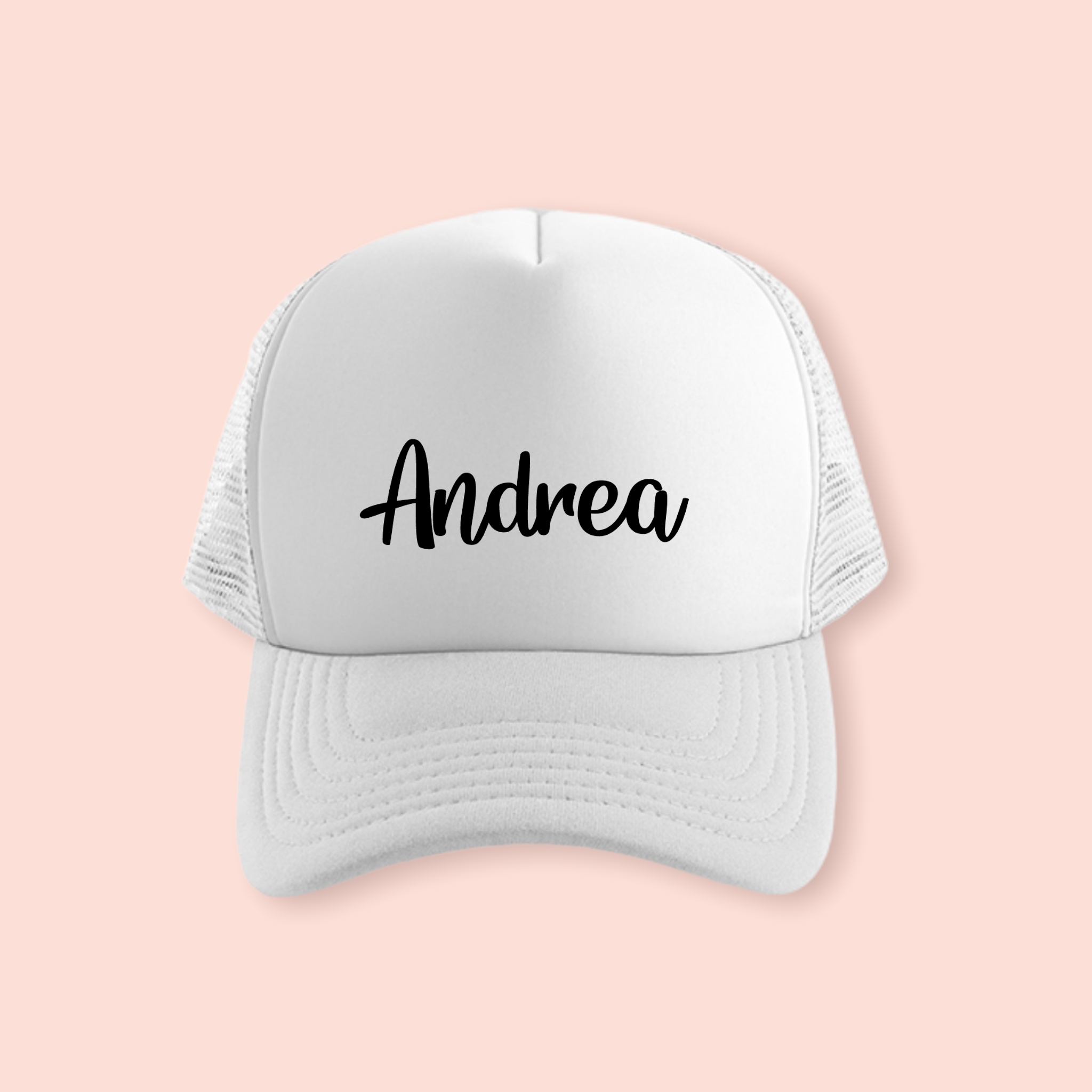 Gorra blanca personalizada