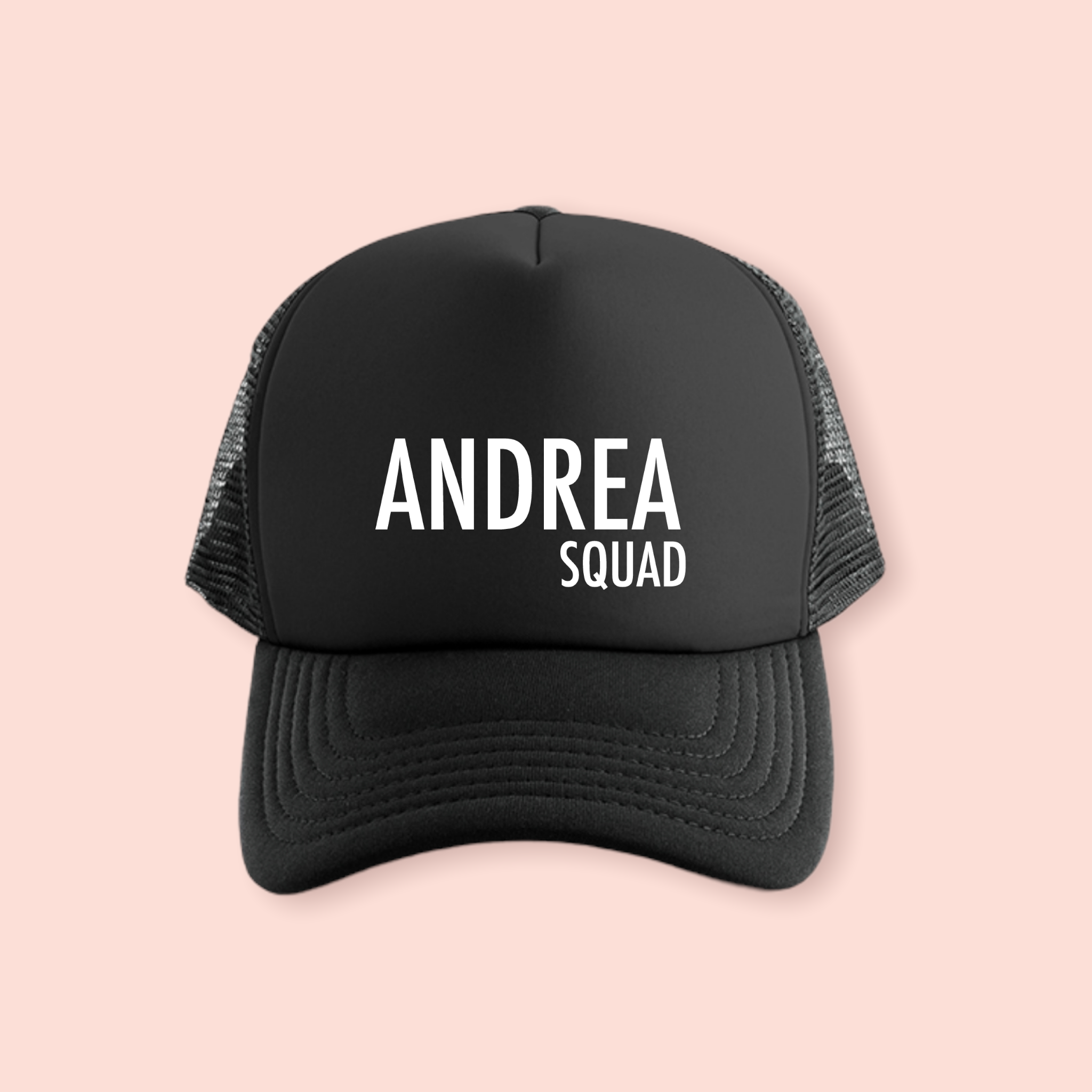Gorra negra personalizada