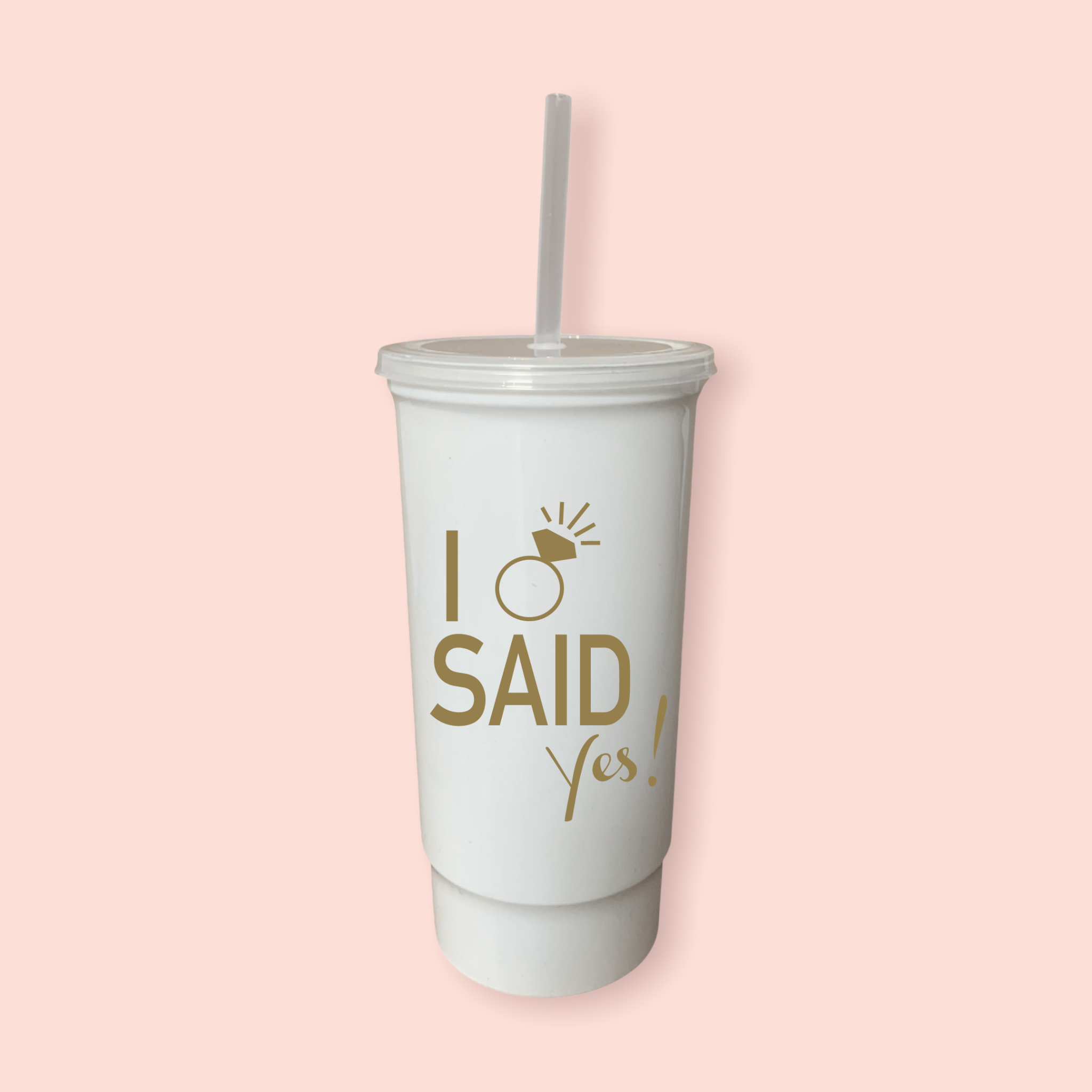 Vaso grande "I said yes!"