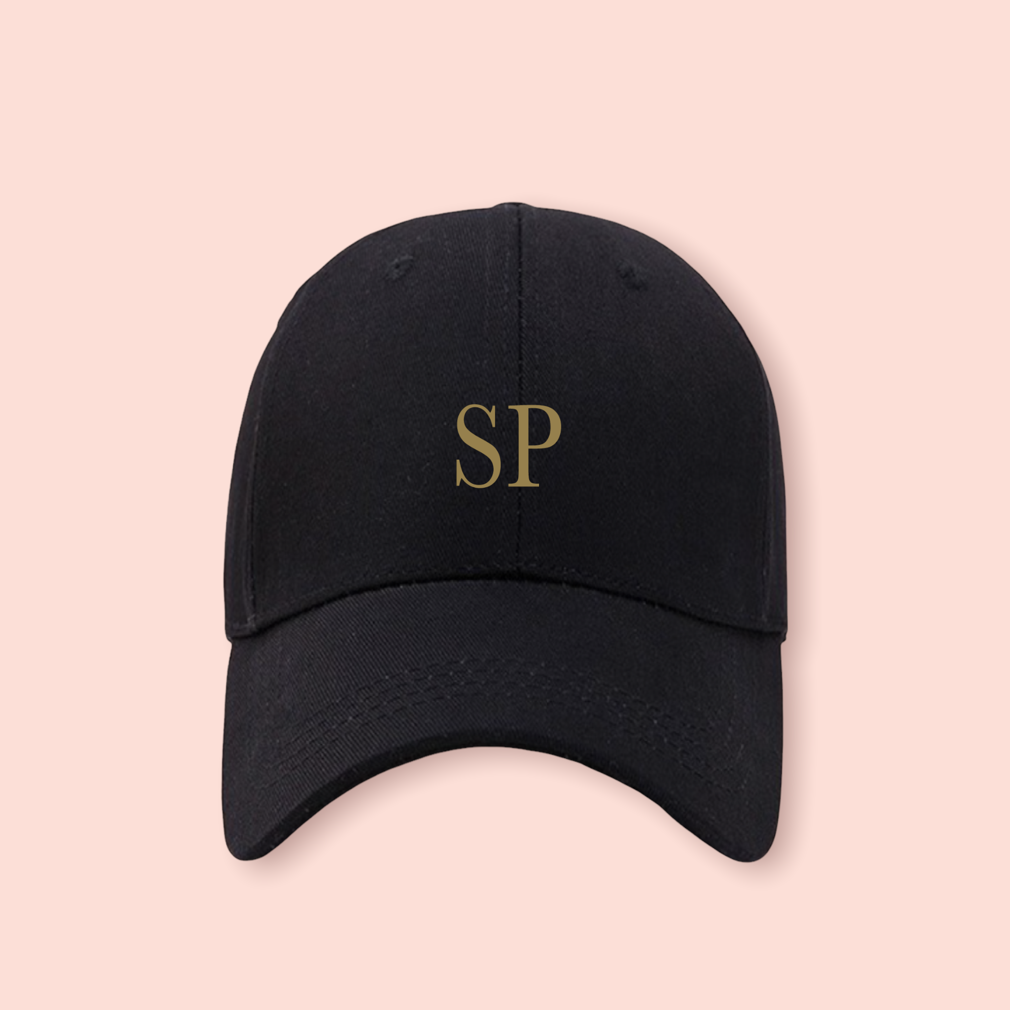 Gorra negra personalizada