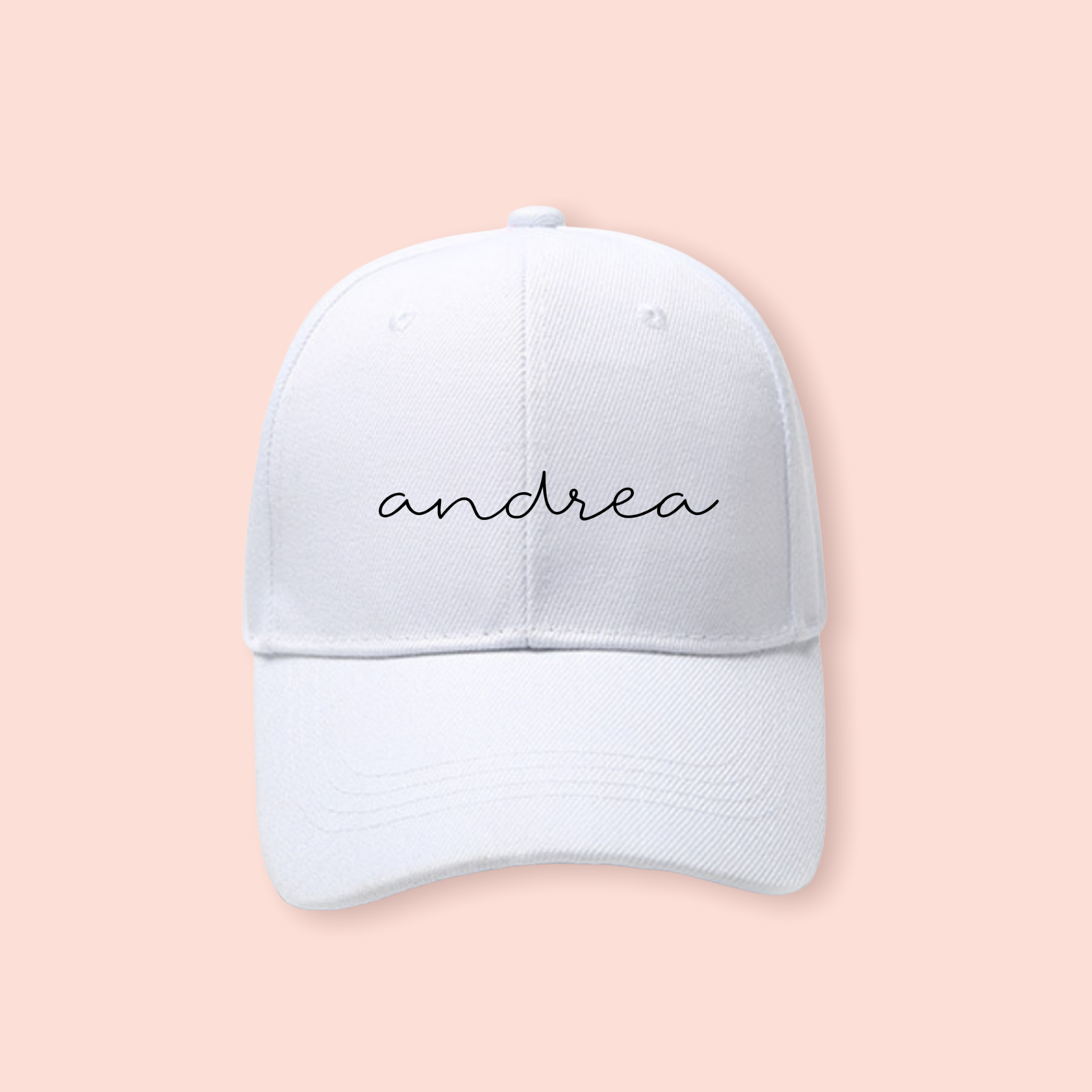 Gorra blanca personalizada