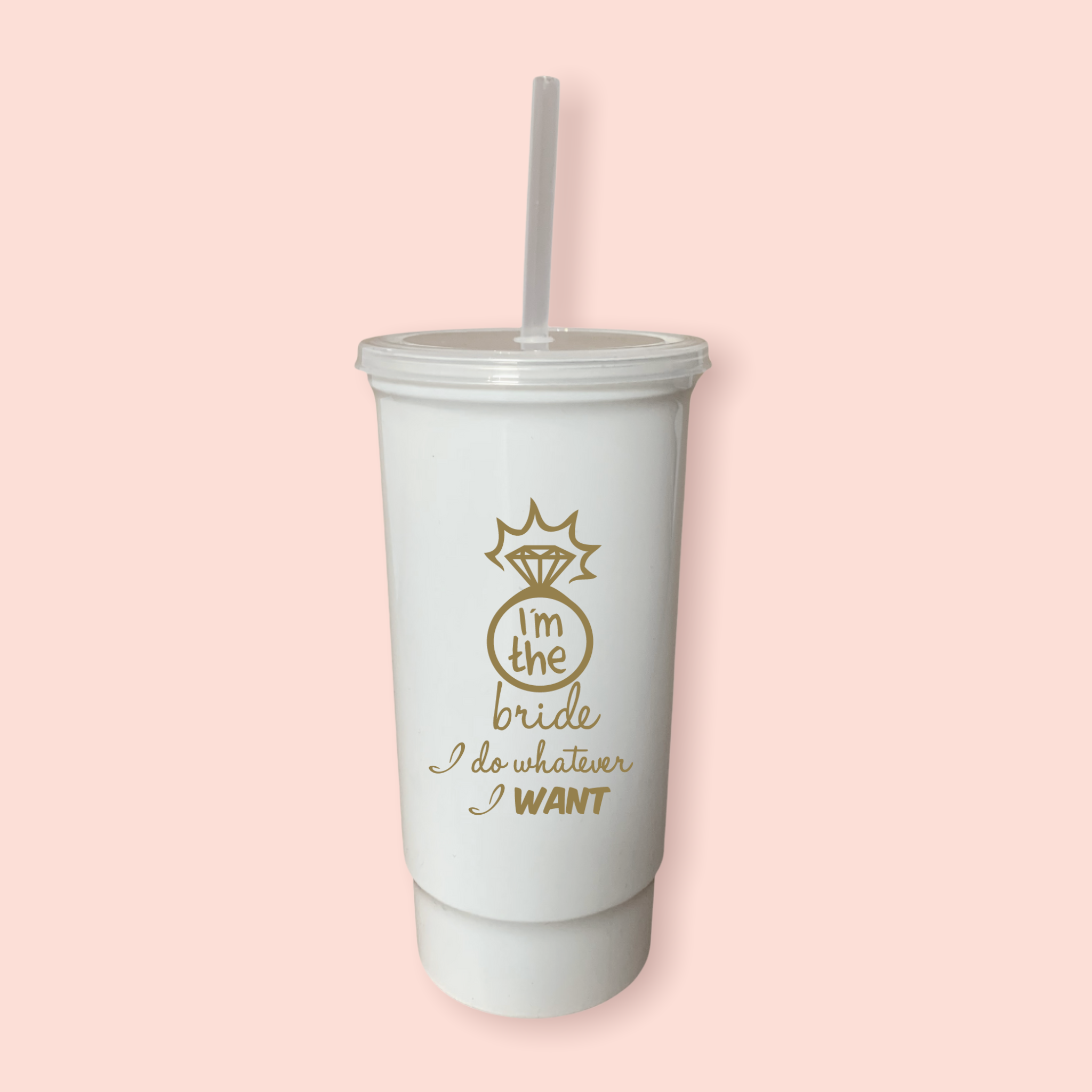 Vaso grande "I´m the bride I do whatever I want"