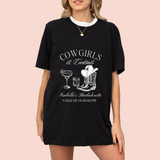 Playera oversize personalizada "cowgirls"