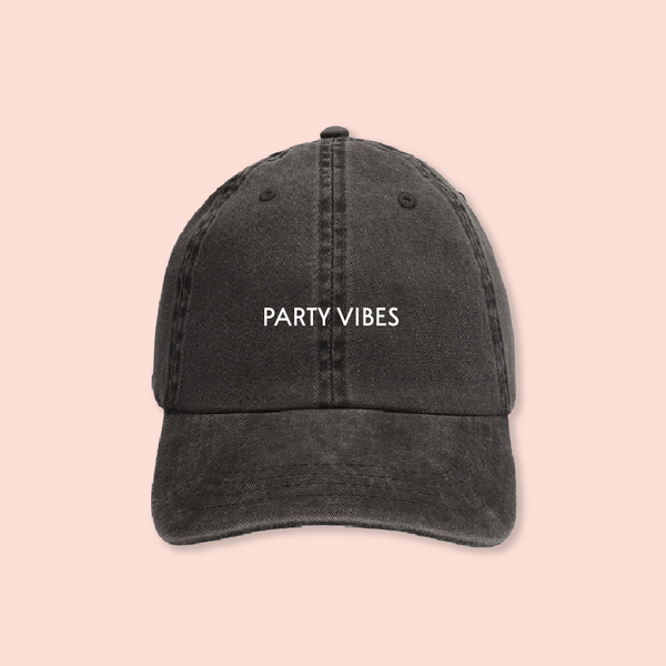 Gorra verde militar "Party vibes"