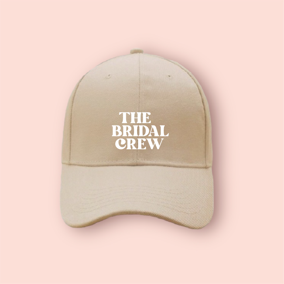 Gorra beige/nude "The Bridal Crew"