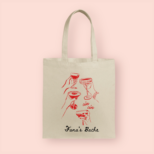 Tote bag "Cin Cin" personalizada