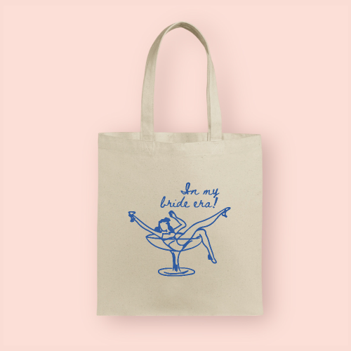 Tote bag "In my bride era" personalizada