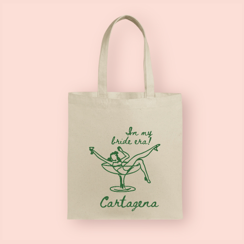 Tote bag "In my bride era" personalizada