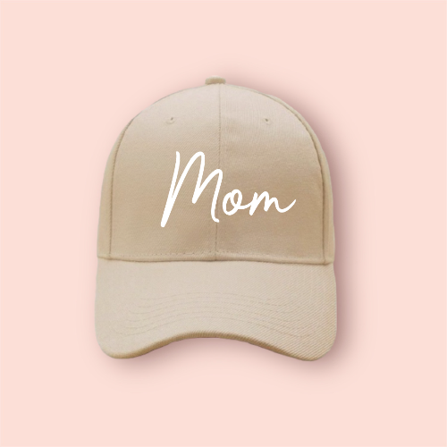 Gorra beige/nude personalizada