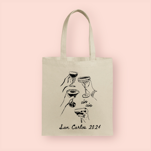 Tote bag "Cin Cin" personalizada