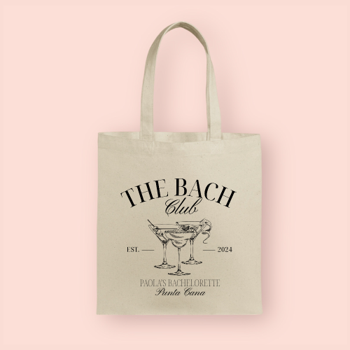 Tote bag "The Bach Club" personalizada