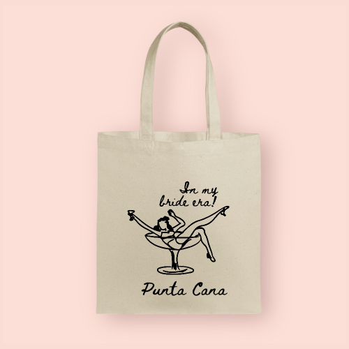 Tote bag "In my bride era" personalizada