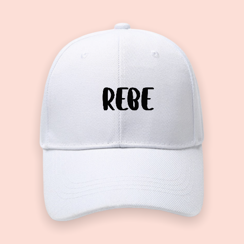 Gorra blanca personalizada