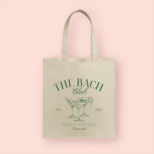 Tote bag "The Bach Club" personalizada