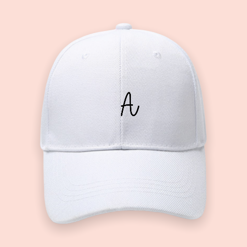 Gorra blanca personalizada