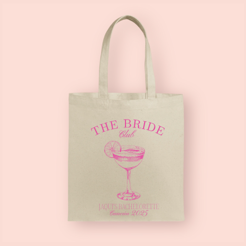 Tote bag "The Bride Club" personalizada