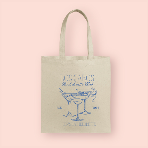 Tote bag "Bachelorette Club" personalizada