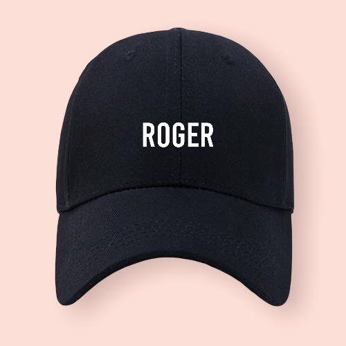 Gorra negra personalizada