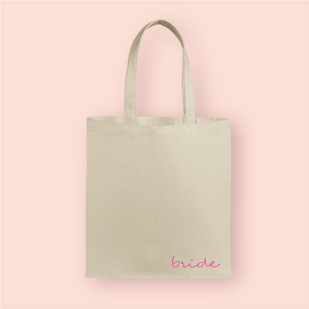 Tote bag "bride"